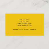 Handyman Installation Repair Maintenance 名刺 (裏面)