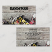Handyman Maintenance名刺 予約カード (正面/裏面)
