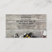 Handyman Maintenance名刺 予約カード (裏面)