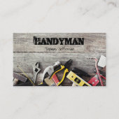 Handyman Maintenance名刺 予約カード (正面)