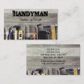 Handyman Maintenance Business Card 予約カード (正面/裏面)