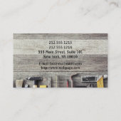 Handyman Maintenance Business Card 予約カード (裏面)