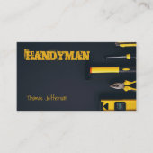 Handyman Maintenance Business Card 予約カード (正面)