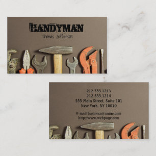 Handyman Maintenance Business Card 予約カード