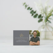 Handyman Photo Wood Grain Professional  名刺 (スタンド正面)