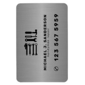 Handyman professional repair services metal マグネット (縦)