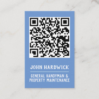 Handyman & Property Maintenance QRコード 名刺