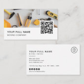 Handyman QRコードロゴソーシャルメディア 名刺 (正面/裏面)