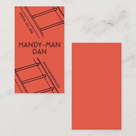 HandyMan / Repair Guy名刺 名刺 (正面/裏面)