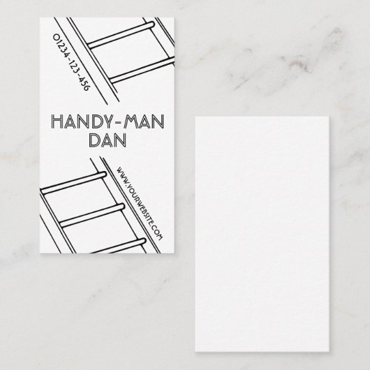 HandyMan / Repair Guy名刺 名刺 (正面/裏面)