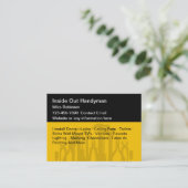 Handyman Servicesビジネスユニークカードデザイン 名刺 (スタンド正面)