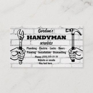 Handyman Services名刺 名刺
