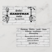 Handyman Services名刺 名刺 (正面/裏面)