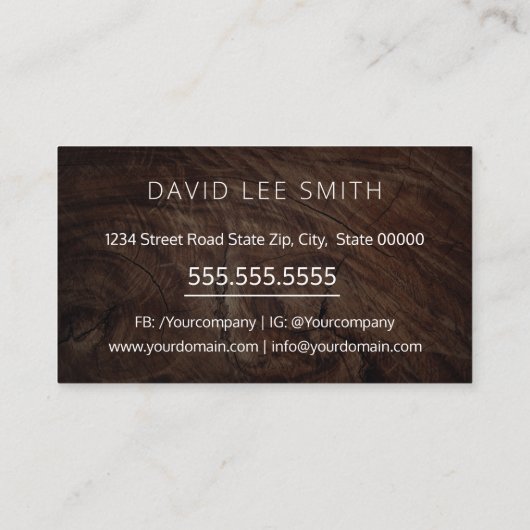 Handyman Services 名刺 (裏面)