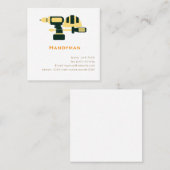 handyman services editable business card 予約カード (正面/裏面)