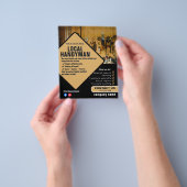Handyman Services Flyer Template | Local Trades  チラシ (手)