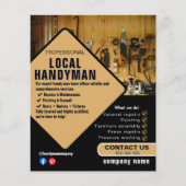 Handyman Services Flyer Template | Local Trades  チラシ (正面)