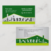 Handyman services, home maintenance business card 名刺 (正面/裏面)