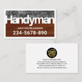 Handyman Signage Frame Renovation 名刺 (正面/裏面)