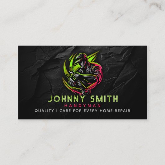 Handyman Slogans名刺 名刺 (正面)