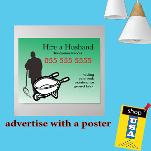 HandyMan Small 広告 Business ポスター