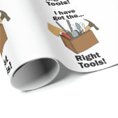 Handyman Toolbox I Have Got Right Tools  ラッピングペーパー (ロールコーナー)