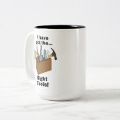 Handyman Toolbox I Have Got Right Tools Handyman ツートーンマグカップ (正面左)