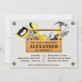 Handyman Tools and Gadgets誕生日パーティー 招待状 (正面)