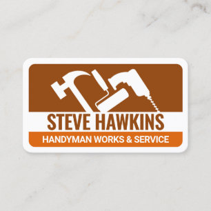 Handyman Tools Brown Layersリフォーム 名刺