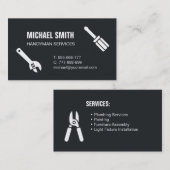 Handyman Tools Handyman Services名刺 名刺 (正面/裏面)