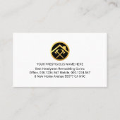 Handyman Tools On Stone Layer 名刺 (裏面)