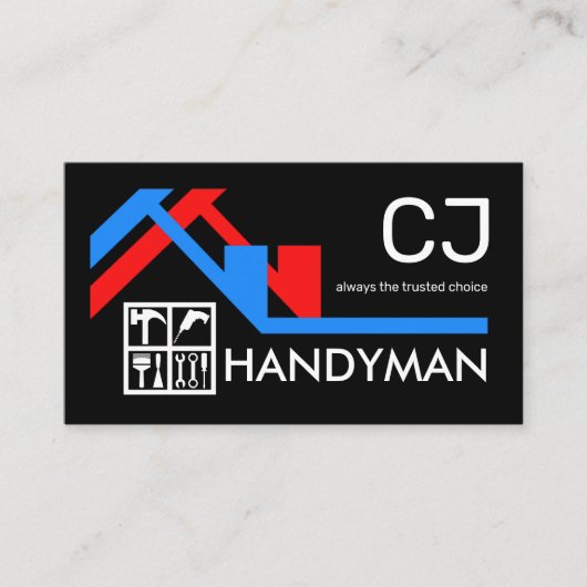 Handyman Window Frame Building Repairs 名刺 (正面)