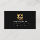 Handyman Window Frame Rooftop Building 名刺 (裏面)