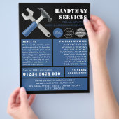 Handyman'sの修復ツ広告ール チラシ (手)