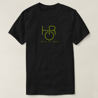 Handz On Radio Mediumロゴブラックティー文字 Tシャツ