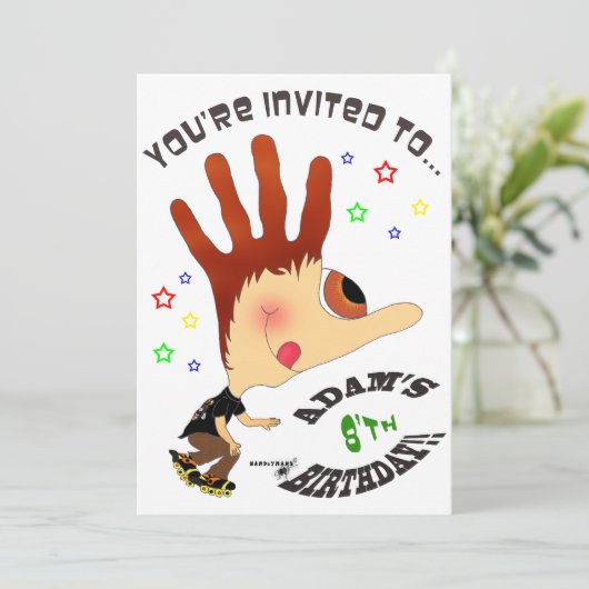 HANDzYMANS-RollerbladerInvitation 招待状 (スタンド正面)