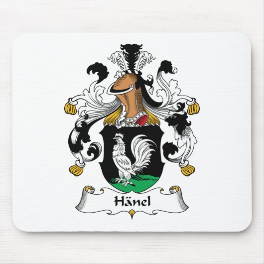 Hanelの家紋 マウスパッド (正面)