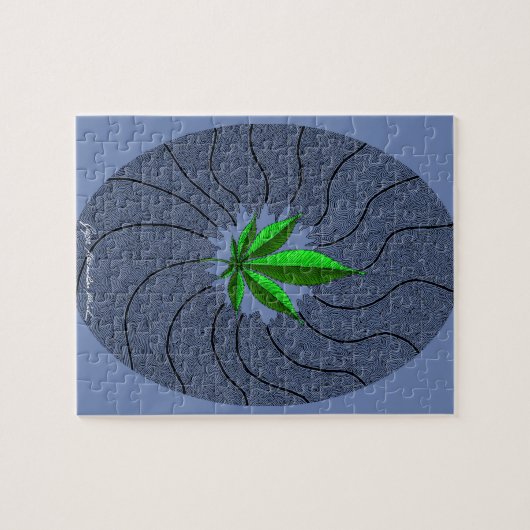 Hanfblatt 13 ジグソーパズル (横)