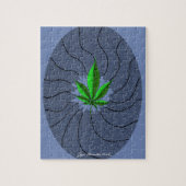 Hanfblatt 13 ジグソーパズル (縦)