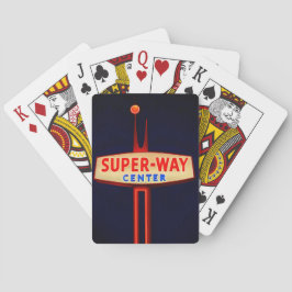 HANFORD, CALIFORNIA.  SUPER-WAY プレイイングカード。 トランプ