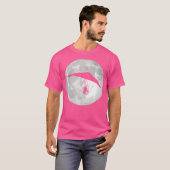 Hang Glider Soaring Full Moon High Flying Hang Gli Tシャツ (正面フル)