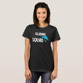 Hang Gliding Squad Hang Glider Team Soaring Airspo Tシャツ (正面フル)