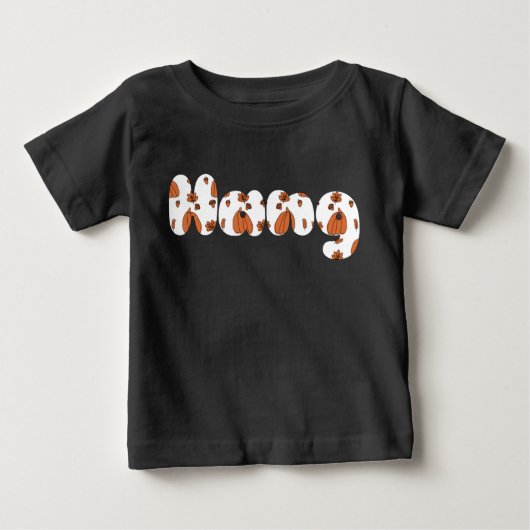 Hang Hmong Last Name Family Matching Shirt Customi ベビーTシャツ (正面)