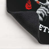 Hang In There It Gets Worse Sarcastic Humor Monkey マウスパッド (コーナー)