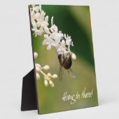 "Hang in There" Motivational Plaque フォトプラーク (側面)