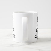 Hang on Let me overthink this Latte Mug ジャンボコーヒーマグカップ (裏面)