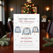 hang with us ugly christmas jumper party 招待状