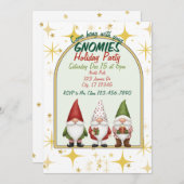Hang with your Gnomies Holiday Party Invitation 招待状 (正面/裏面)