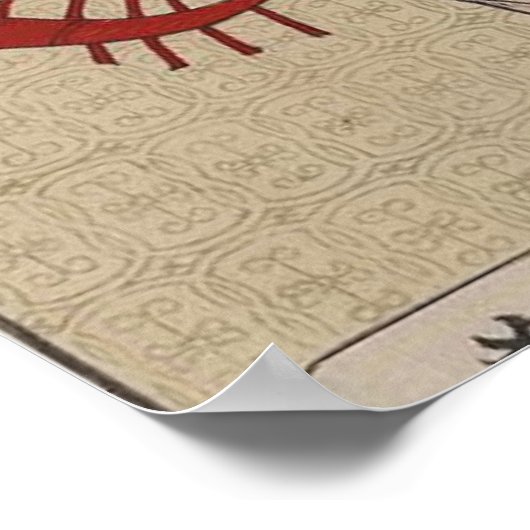 Hangakujo, Female Samurai circa 1885 ポスター (角)