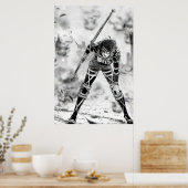 Hange Zoe Artworkによるタイタンへの攻撃 ポスター (キッチン)